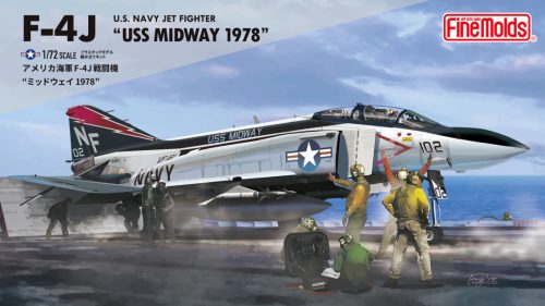 Fine Molds 72743 U.S. Navy Jet Fighter F-4J "USS Midway 1978" 1/72 repülőgép makett