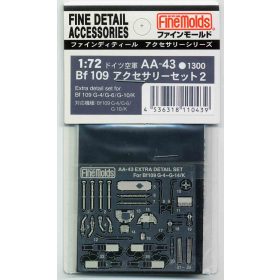  Fine Molds AA43 Extra Detail Set For Bf 109 G-4 / G-6 / G-10 / K (1/72)