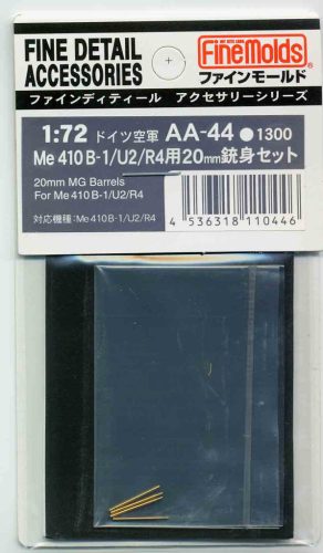 Fine Molds AA44 20mm MG Barrels For Me410 B-1 / U2 / R4 (1/72)