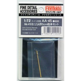 Fine Molds AA45 5cm Cannon Barrels For Me410 B-1 / U4 (1/72)