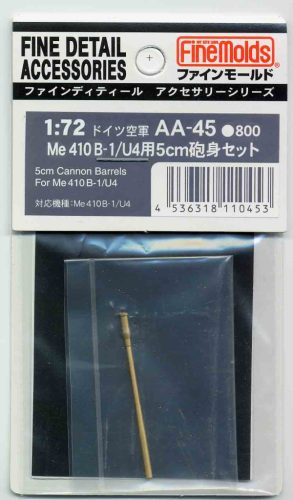 Fine Molds AA45 5cm Cannon Barrels For Me410 B-1 / U4 (1/72)