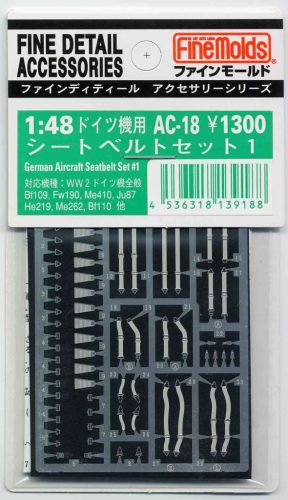 Fine Molds AC18 German seatbelt set #1 (1/48)