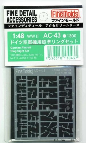 Fine Molds AC43 W.W.2 German Aircraft Ring Sight Set 1 (1/48)