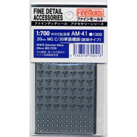 Fine Molds AM41 WWII German Navy 20mm MG C/3030 (1/700)