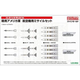 Fine Molds FP31 US Air-to-Air missile set (1/72)