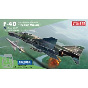   Fine Molds FP47S U.S. AIR FORCE F-4D Jet Fighter "The First MiG Ace" (1/72)