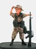 Fine Molds FT5 Gulf War U.S. Infantry Woman & M16A2 (1/12)