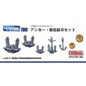   Fine Molds WA12 Anchors & Chrysanthemum Crest set for IJN (1/700)
