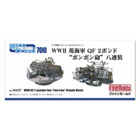  Fine Molds WA37 WWII Royal Navy QF 2-Pounder Naval Pom-Pom Gun Octuplex-Mount (1/700)