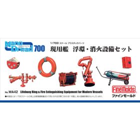   Fine Molds WA42 Lifebuoy Ring & Fire Extinguishing equipment for Modern Vessels (1/700)