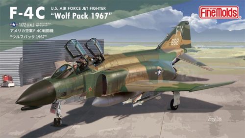 Fine Molds 72846 U.S. Air Force Jet Fighter F-4C "Wolf Pack 1967" 1/72 repülőgép makett