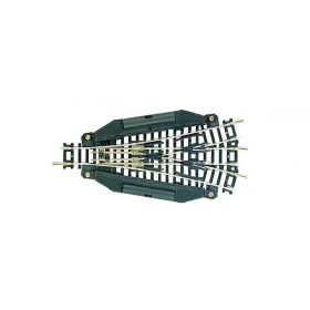   Fleischmann 22247 Elektromos szimmetrikus hármasváltó, 112,6 mm, 15° (N)