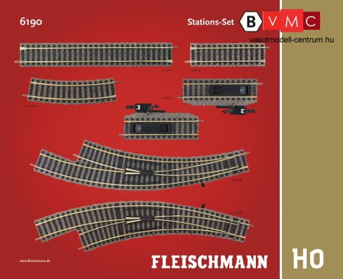 Fleischmann 6190 Sínkészlet B, állomási kiegészítés - Fleischmann Profi (H0)