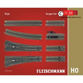   Fleischmann 6191 Sínkészlet C, rendezővágányok kiegészítés - Fleischmann Profi (H0)