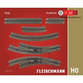   Fleischmann 6192 Sínkészlet D, párhuzamos vágányok kiegészítés - Fleischmann Profi (H0)