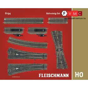  Fleischmann 6194 Sínkészlet F, állomási peronvágányok kiegészítés - Fleischmann Profi (H0)