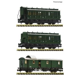   Fleischmann 6260055 Személykocsi-készlet, 3-részes oldalfellépős kocsik Donnerbüchse poggyászkocsival, ÖBB (E3) (N)