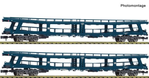 Fleischmann 6260066 Autószállító négytengelyes teherkocsi-pár, DDm, DB (E4) (N)