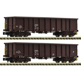   Fleischmann 6660020 Nyitott négytengelyes teherkocsi-pár, Eanos, ÖBB (E6) (N)