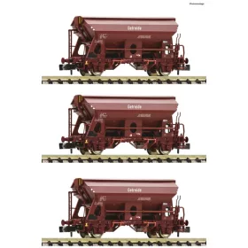   Fleischmann 6660071 Önürítős billenőtetős teherkocsi-készlet, 3-részes Tdgs, DR (E4) (N)