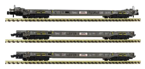 Fleischmann 6660093 Kamionszállító teherkocsi-készlet, 3-részes RoLa, HUPAC (E5-6) (N)