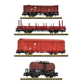   Fleischmann 6660096 Teherkocsi-készlet, 4-részes MÁV (E4) (N)