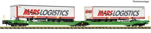 Fleischmann 6660102 Konténerszállító hattengelyes iker-zsebeskocsi, T3000e, CFL Cargo (E6) (N)