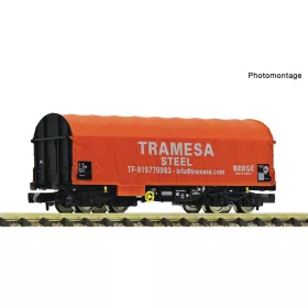   Fleischmann 6660125 Ponyvás négytengelyes teherkocsi, Shimmns, Tramesa (E6) (N)