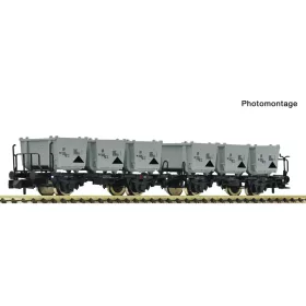   Fleischmann 6660154 Háztó-házig konténerszállító teherkocsi-pár, BTs 50, SBB (E3-4) (N)
