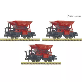  Fleischmann 6660159 Önürítős teherkocsi-készlet, 3-részes Talbot, DB (E3) (N)