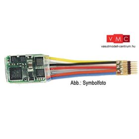 Fleischmann 685504 Mozdonydekóder, 6-tűs vezetékes csatlakozóval (NEM 651), DCC/MM