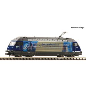   Fleischmann 7570083 Villanymozdony Re 465 008-1, Goldenpass, BLS (E6) (N) - Sound