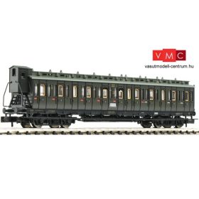   Fleischmann 804305 Oldalfellépős négytengelyes személykocsi fékházzal, C4 pr04, 3. osztály, DRG (E2) (N)