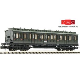   Fleischmann 804402 Oldalfellépős négytengelyes személykocsi fékházzal, C4tr pr04, 3. osztály, DRG (E2) (N)