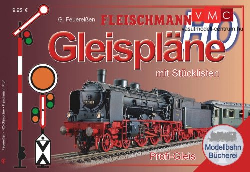 Fleischmann 81398 Pályatervfüzet a Fleischmann Profi sínrendszerhez (H0) - német nyelven