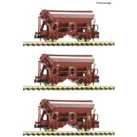   Fleischmann 830358 Billenőtetős önürítős teherkocsi-készlet, 3-részes Td 928, DB-AG (E5) (N)