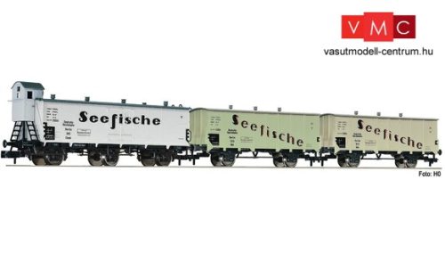 Fleischmann 881810 Hűtőkocsi-készlet, 3-részes Seefische, DRG (E2) (N)