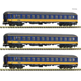   Fleischmann 881917 Személykocsi-készlet, 3-részes, négytengelyes ICK (ex Bm 235, DB-AG), NS (E6) (N)