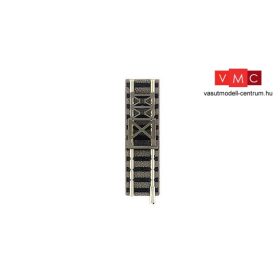   Fleischmann 9116 Egyenes sín ütközőbakkal, ágyazatos, 57,5 mm (N)