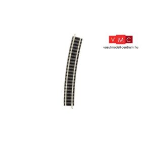  Fleischmann 9136 Íves sín, ágyazatos, R4 430 mm, 15°, váltókiegyenlítő ív (N)