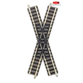   Fleischmann 9161 Keresztezés 30°, ágyazatos, műanyag gyökkel, 115 mm (N)