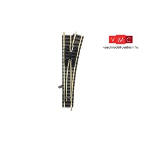 Fleischmann 9171 Váltó, jobbos ágyazatos, műanyag gyökkel, 111 mm, kézi (N)