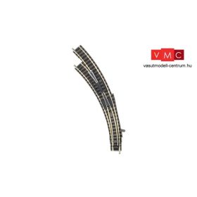   Fleischmann 9174 Íves váltó, balos ágyazatos, műanyag gyökkel, kézi, R1-R2 (N)