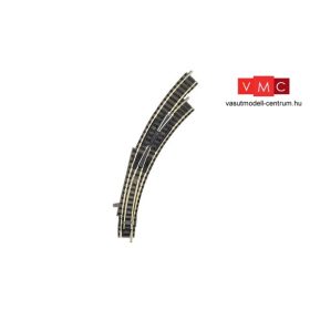 Fleischmann 9175 Íves váltó, jobbos ágyazatos, műanyag gyökkel, kézi, R1-R2 (N)