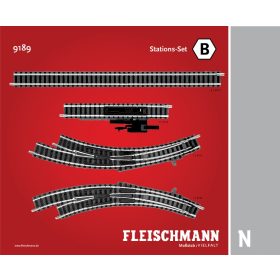   Fleischmann 9189 Sínkészlet B, megkerülővágány kiegészítés (N)