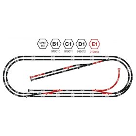 Fleischmann 919013 Sínkészlet E1 (N)