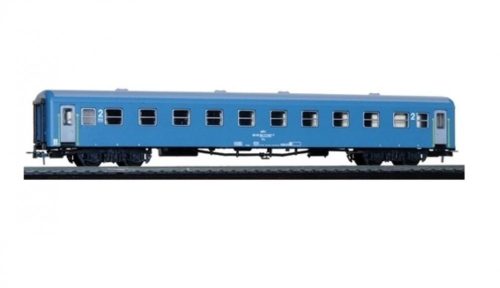 Fuggerth 2112 Személykocsi, négytengelyes By sorozat, kék, 2. osztály, MÁV (E5) (H0)