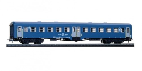 Fuggerth 2114 Személykocsi, négytengelyes Bhv sorozat, kék, 2. osztály, MÁV (E5) (H0)