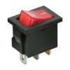 GLB 09019PI Billenő kapcsoló, 1 áramkör, 6A-250V, OFF-ON, piros világítással