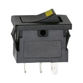   GLB 09027SA Billenő kapcsoló, 1 áramkör, 15 A - 12 V DC, OFF-ON, sárga LED-del